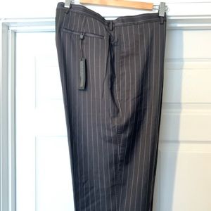 Banana Republic gray stripe suit dress pants
